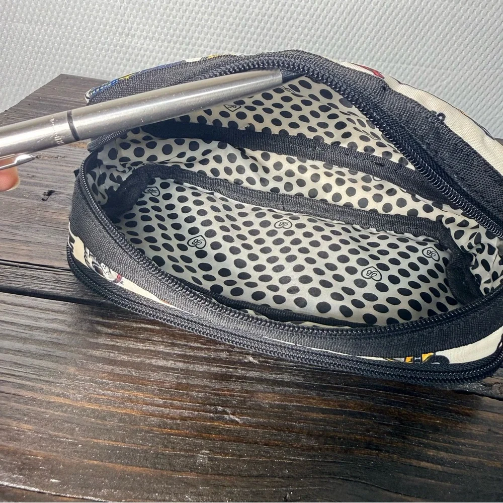 Brighton Stylish Travel-Themed Cosmetic Bag